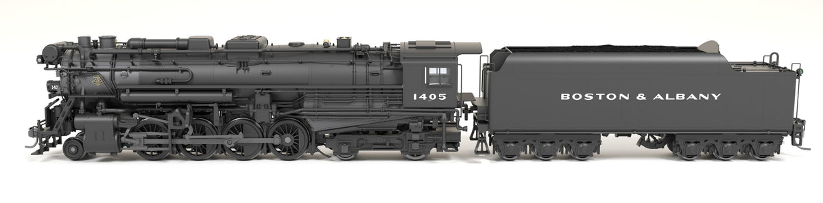 BLI 9604 Boston & Albany A1a #1405 Post-1946 Appearance 6-axle Tender Block Lettering Paragon4 Sound/DC/DCC w/ Smoke HO