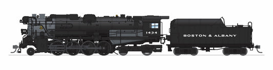 BLI 9609 Boston & Albany A1b #1434 Early 1940’s Appearance 4-axle Tender Block Lettering No-Sound / DCC-Ready HO - No
