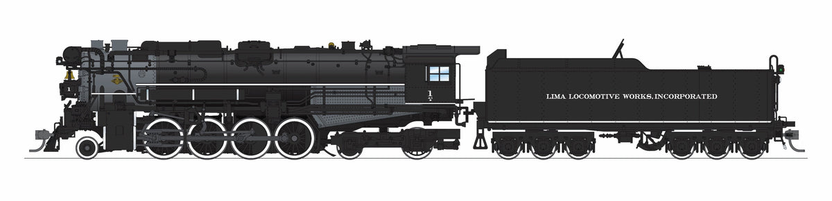 BLI 9613 Lima Locomotive Works #1 1920’s Appearance No-Sound / DCC-Ready HO - No Sound