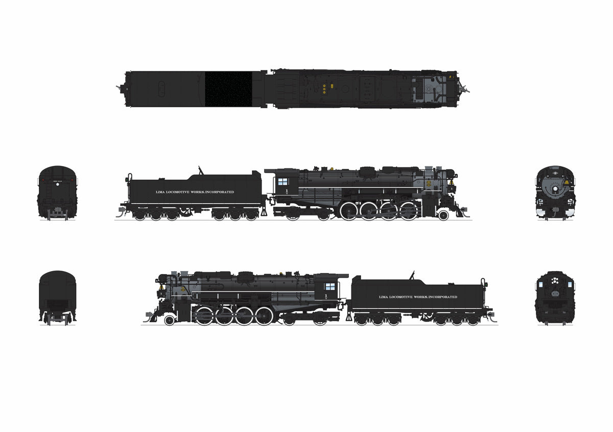 BLI 9613 Lima Locomotive Works #1 1920’s Appearance No-Sound / DCC-Ready HO - No Sound