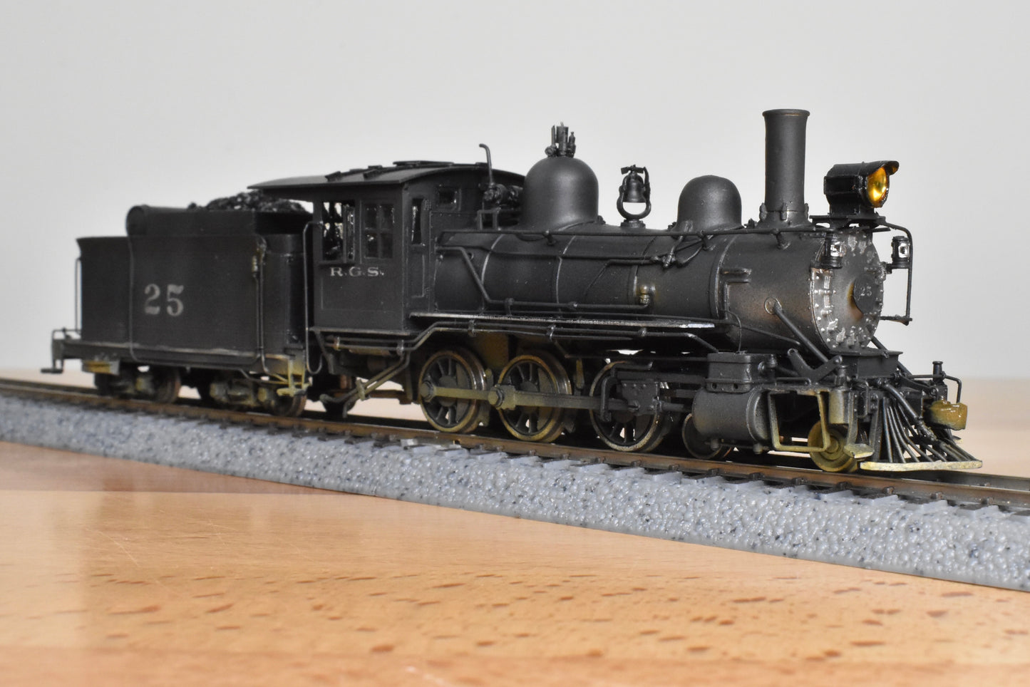 HOn3 Brass - PSC Rio Grande Southern RGS #25 4-6-0 - Custom Painted - Samhongsa
