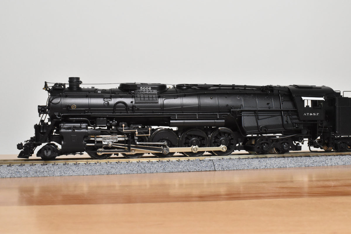 HO Brass - Hallmark 069D ATSF Santa Fe 2-10-4 #5006 - Samhongsa FP Commonwealth Tender Trks