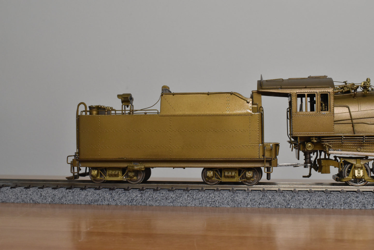 HO Brass - Oriental CB&Q Burlington O-1A 2-8-2 Elesco FWH - Unpainted Mint