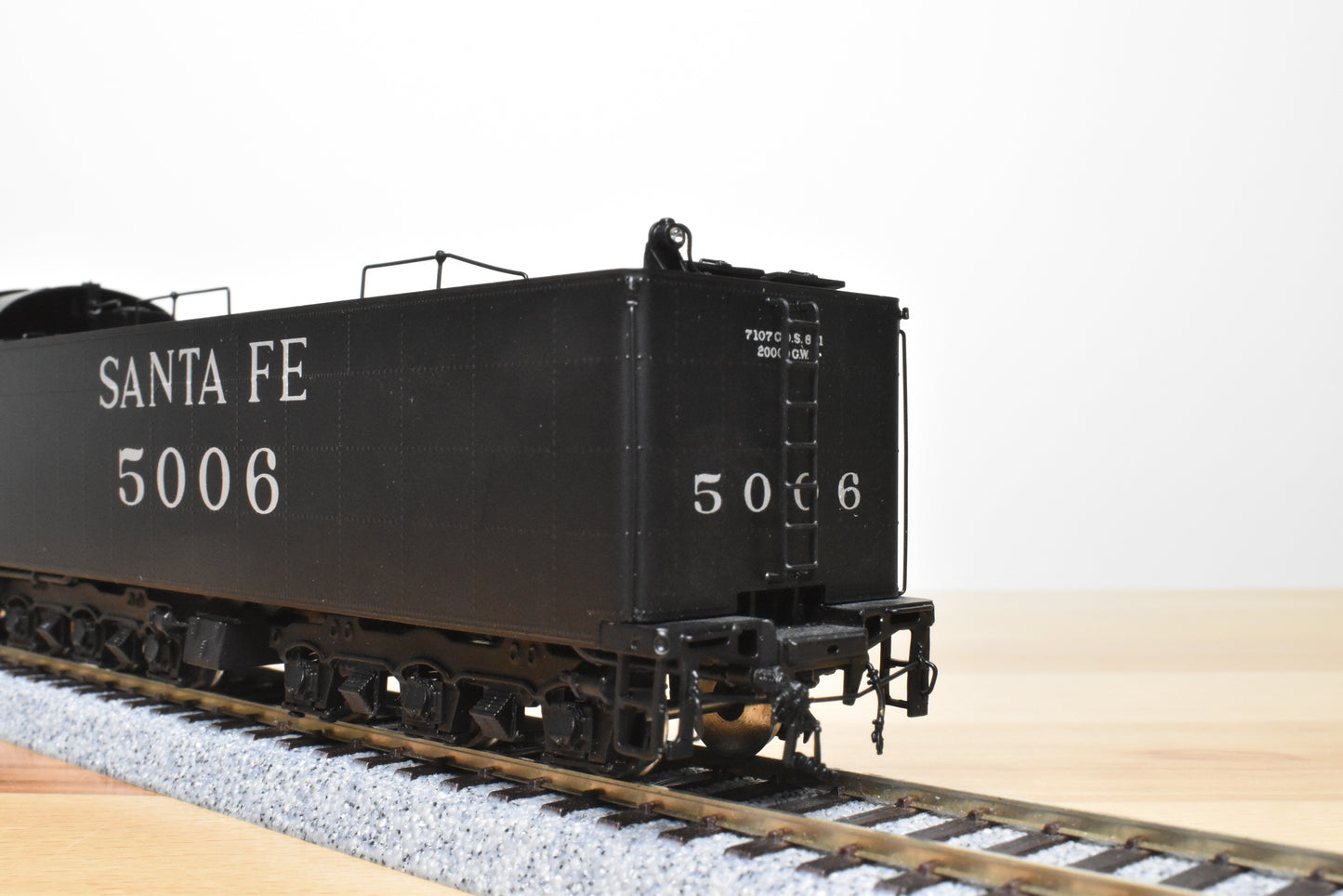 HO Brass - Hallmark 069D ATSF Santa Fe 2-10-4 #5006 - Samhongsa FP Commonwealth Tender Trks