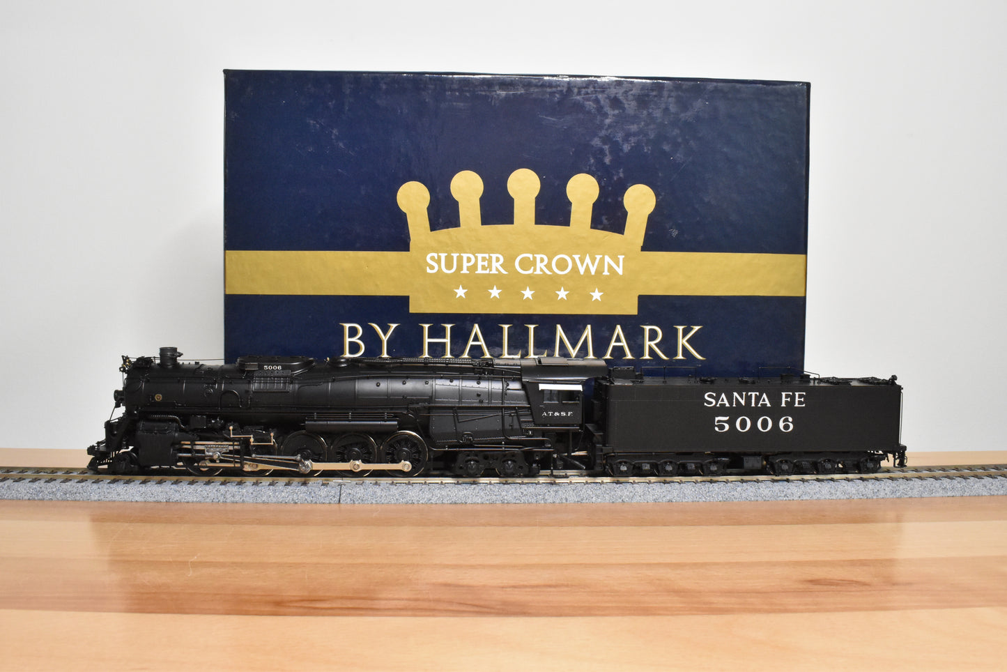 HO Brass - Hallmark 069D ATSF Santa Fe 2-10-4 #5006 - Samhongsa FP Commonwealth Tender Trks