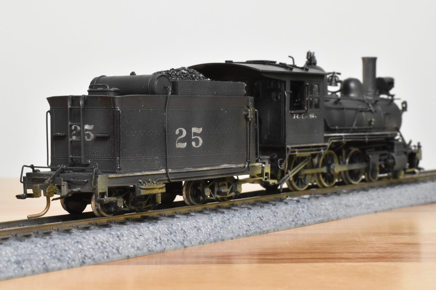 HOn3 Brass - PSC Rio Grande Southern RGS #25 4-6-0 - Custom Painted - Samhongsa