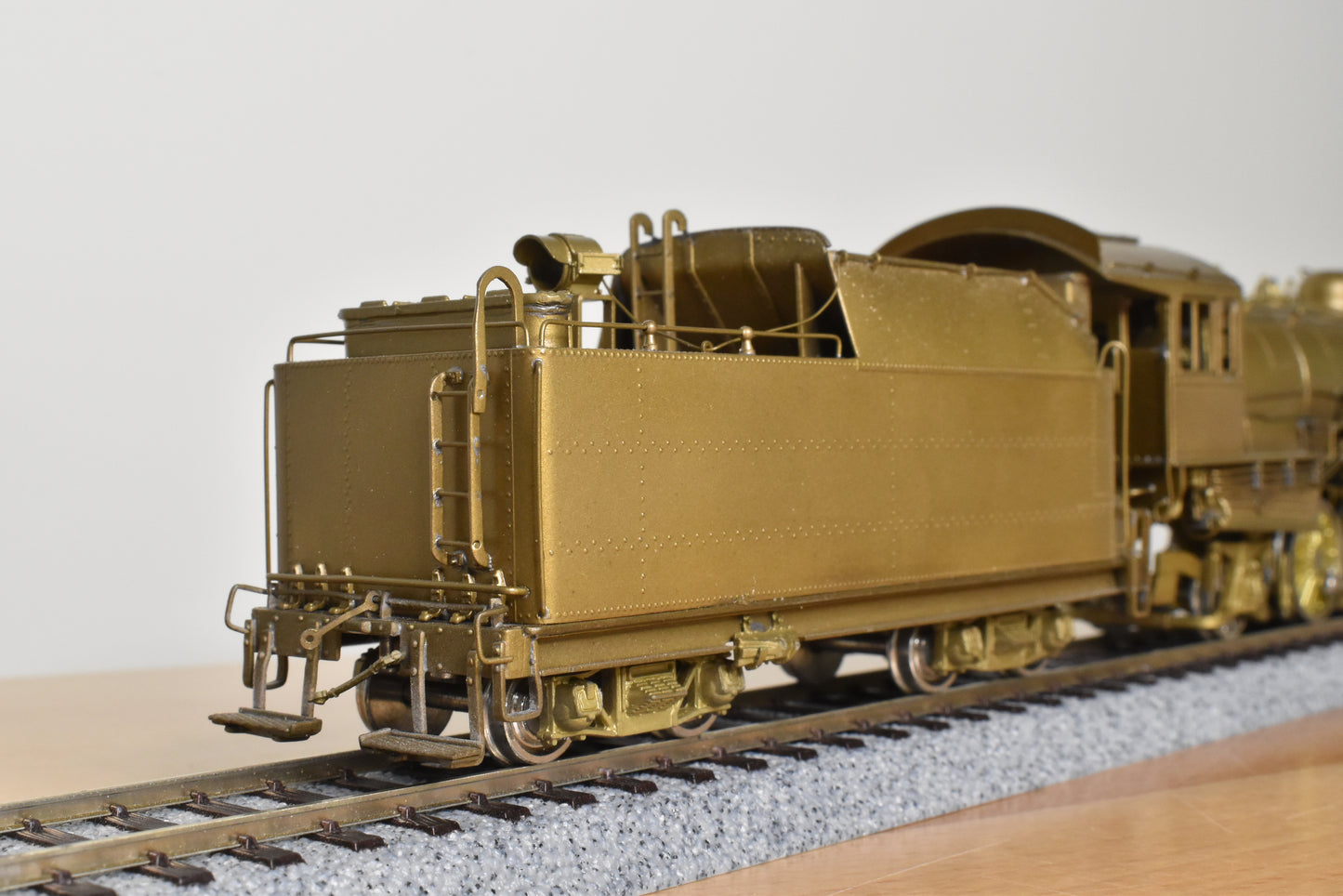 HO Brass - Oriental CB&Q Burlington O-1A 2-8-2 Elesco FWH - Unpainted Mint