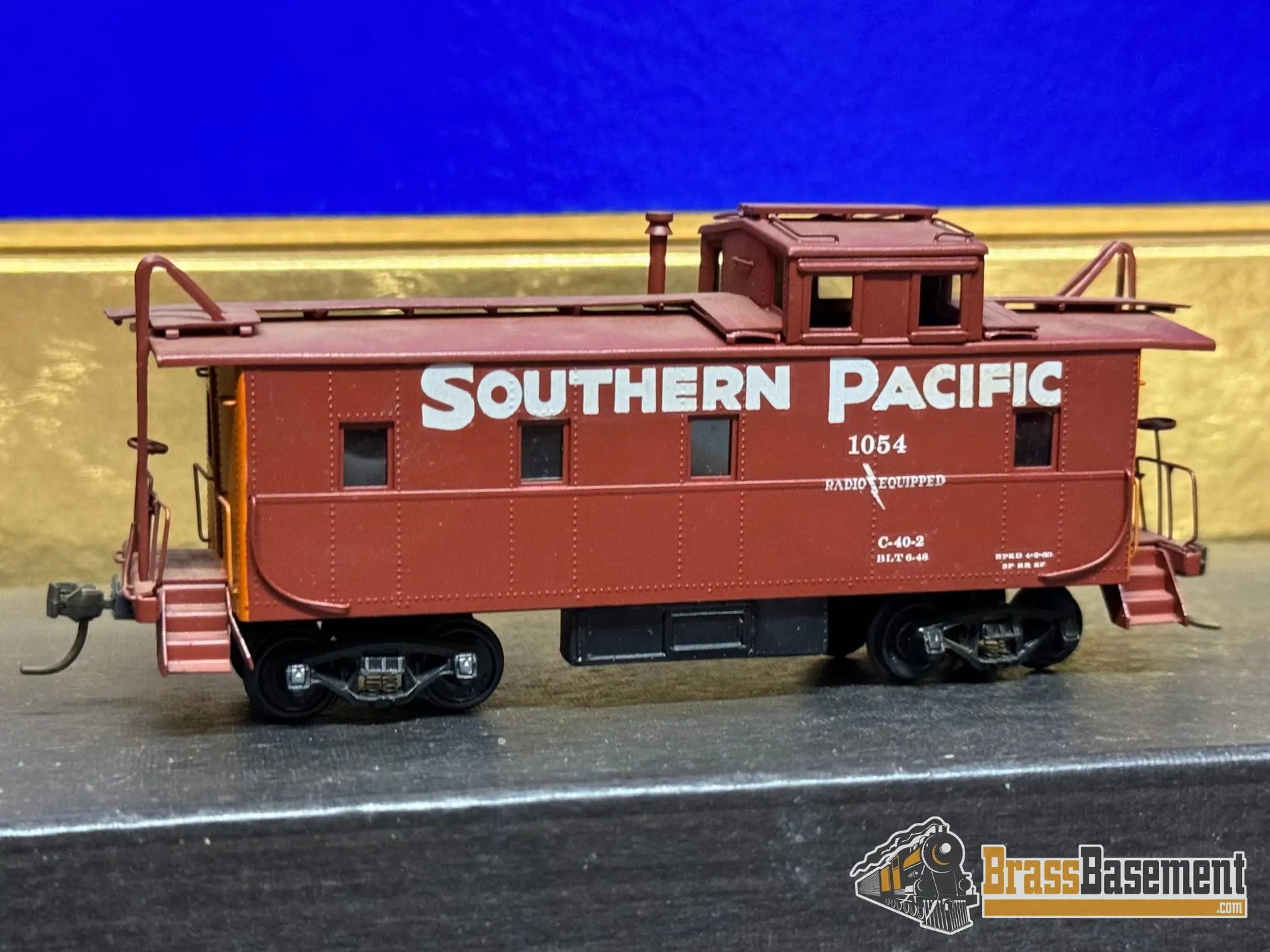 Budget Brass - Balboa Distributors Southern Pacific Sp C - 40 Caboose Nice Custom Paint