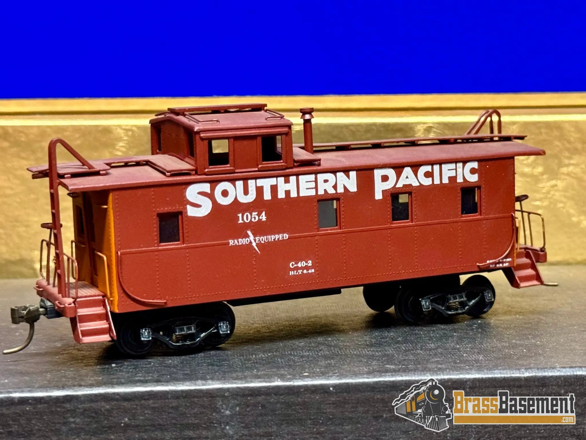 Budget Brass - Balboa Distributors Southern Pacific Sp C - 40 Caboose Nice Custom Paint