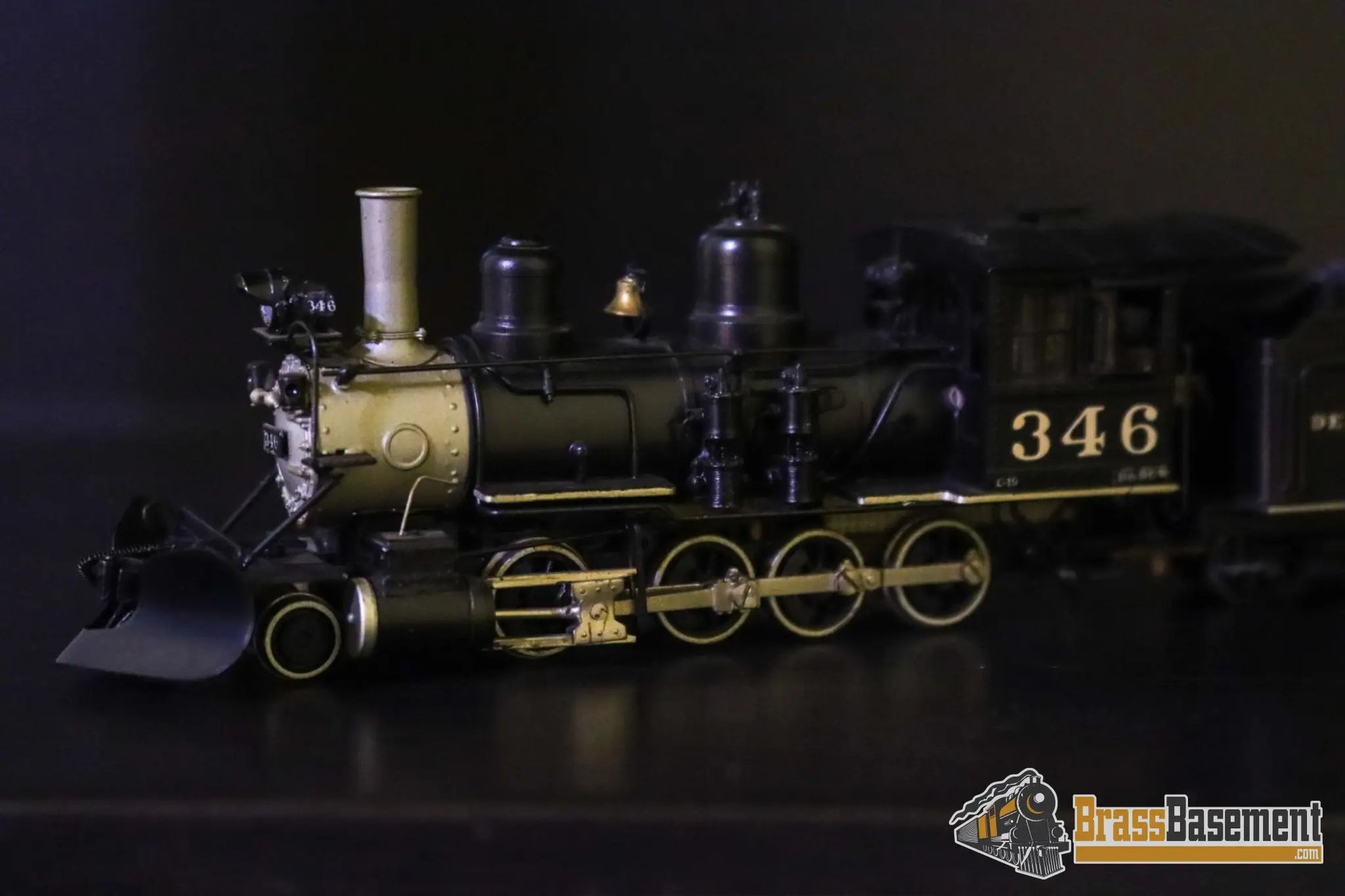 Budget Brass - HO Katsumi DRGW Rio Grande C-16 2-8-0 #346 - Painted
