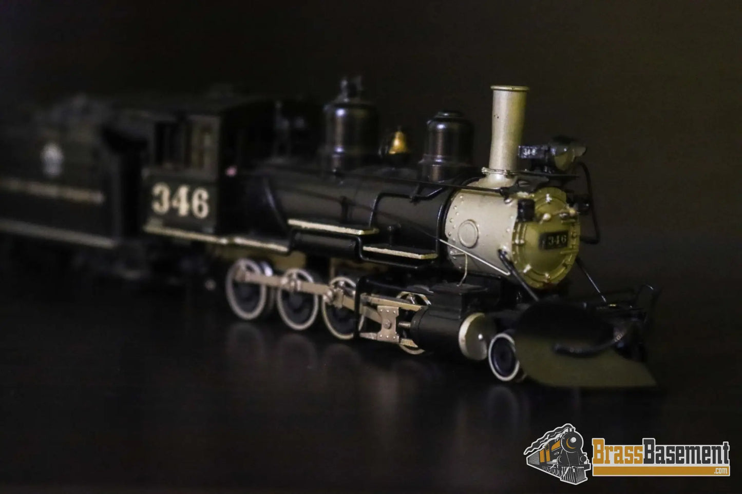 Budget Brass - HO Katsumi DRGW Rio Grande C-16 2-8-0 #346 - Painted
