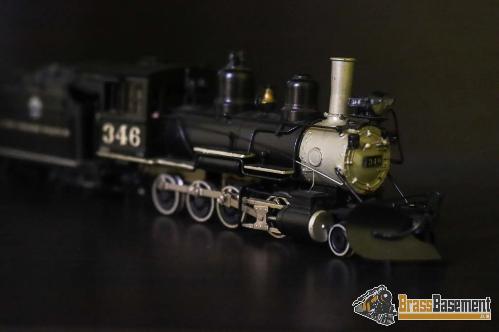 Budget Brass - HO Katsumi DRGW Rio Grande C-16 2-8-0 #346 - Painted