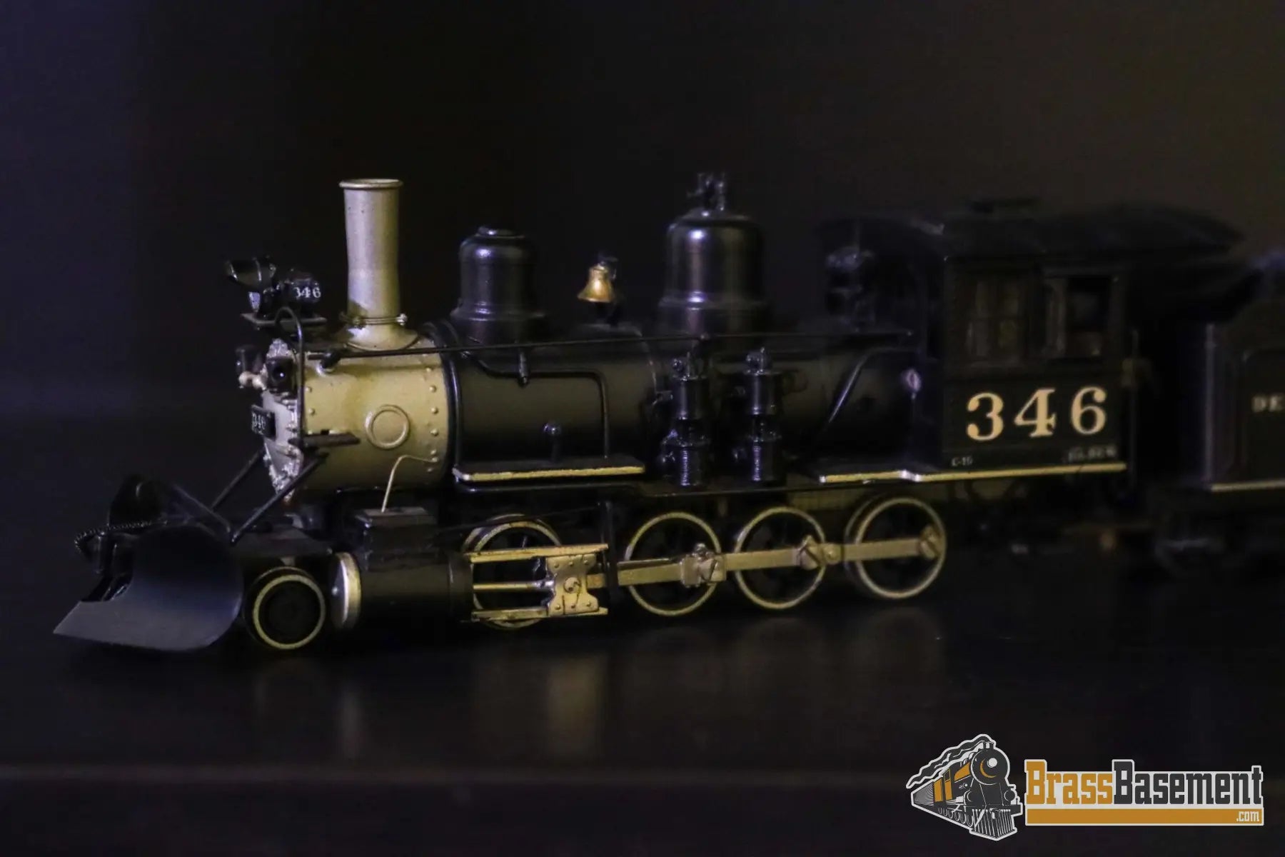 Budget Brass - HO Katsumi DRGW Rio Grande C-16 2-8-0 #346 - Painted