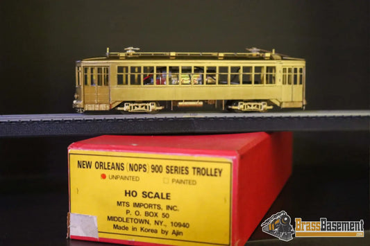 Budget Brass - HO MTS New Orleans NOPS 900 Series Trolley - Unpainted - Ajin Korea