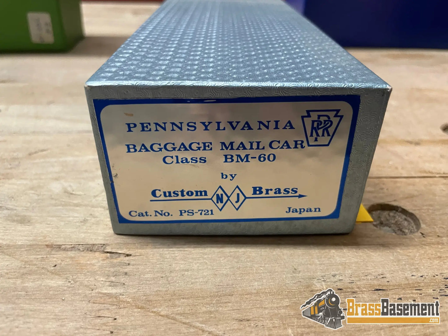 Budget Brass - Ho Njcb Pennsylvania Prr Baggage - Mail Car Bm - 60 Custom Paint Passenger