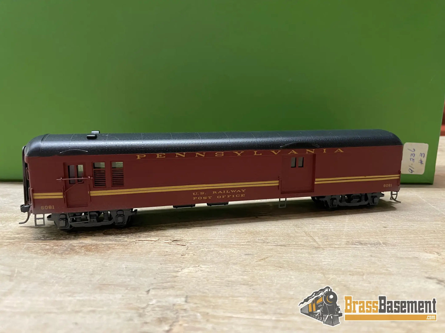 Budget Brass - Ho Njcb Pennsylvania Prr Baggage - Mail Car Bm - 60 Custom Paint Passenger