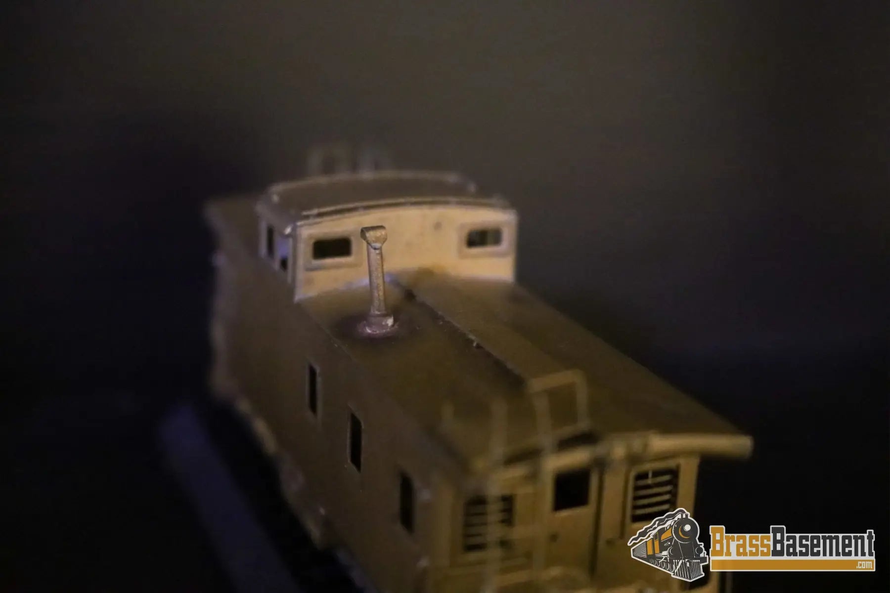 Budget Brass - HO Overland Great Northern 1945 Steel Caboose - Unpainted