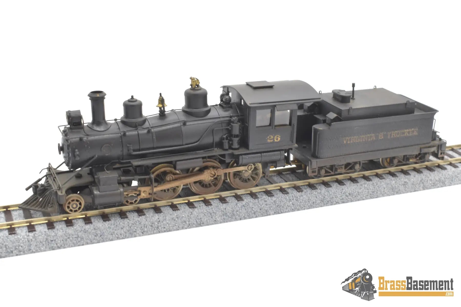 Budget Brass - Ho Pfm United Virginia & Truckee V&T #26 4 - 6 - 0 Ten - Wheeler Does Not Run Steam