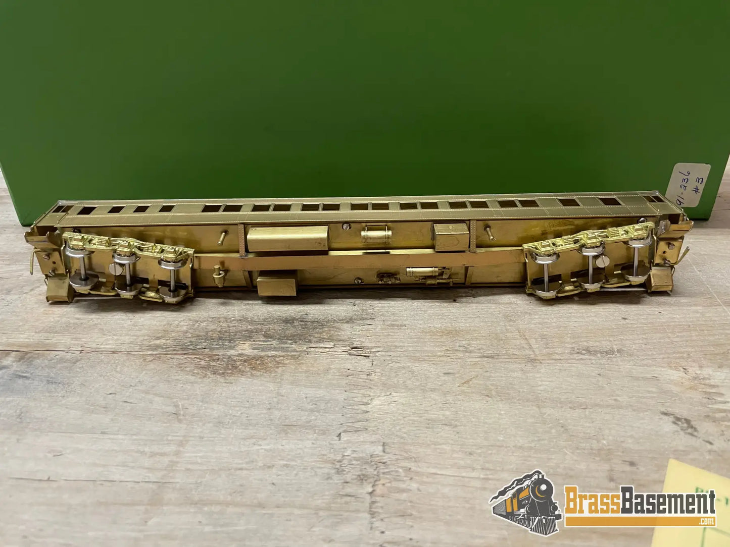 Budget Brass - Ho Soho Pullman 14 Section Sleeper ‘Walter Reed’ Unpainted Passenger