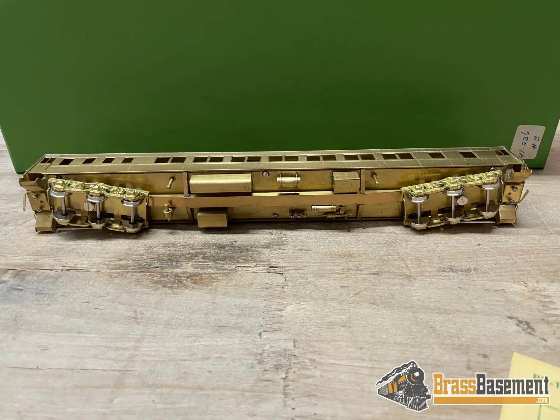 Budget Brass - Ho Soho Pullman 14 Section Sleeper ‘Walter Reed’ Unpainted Passenger