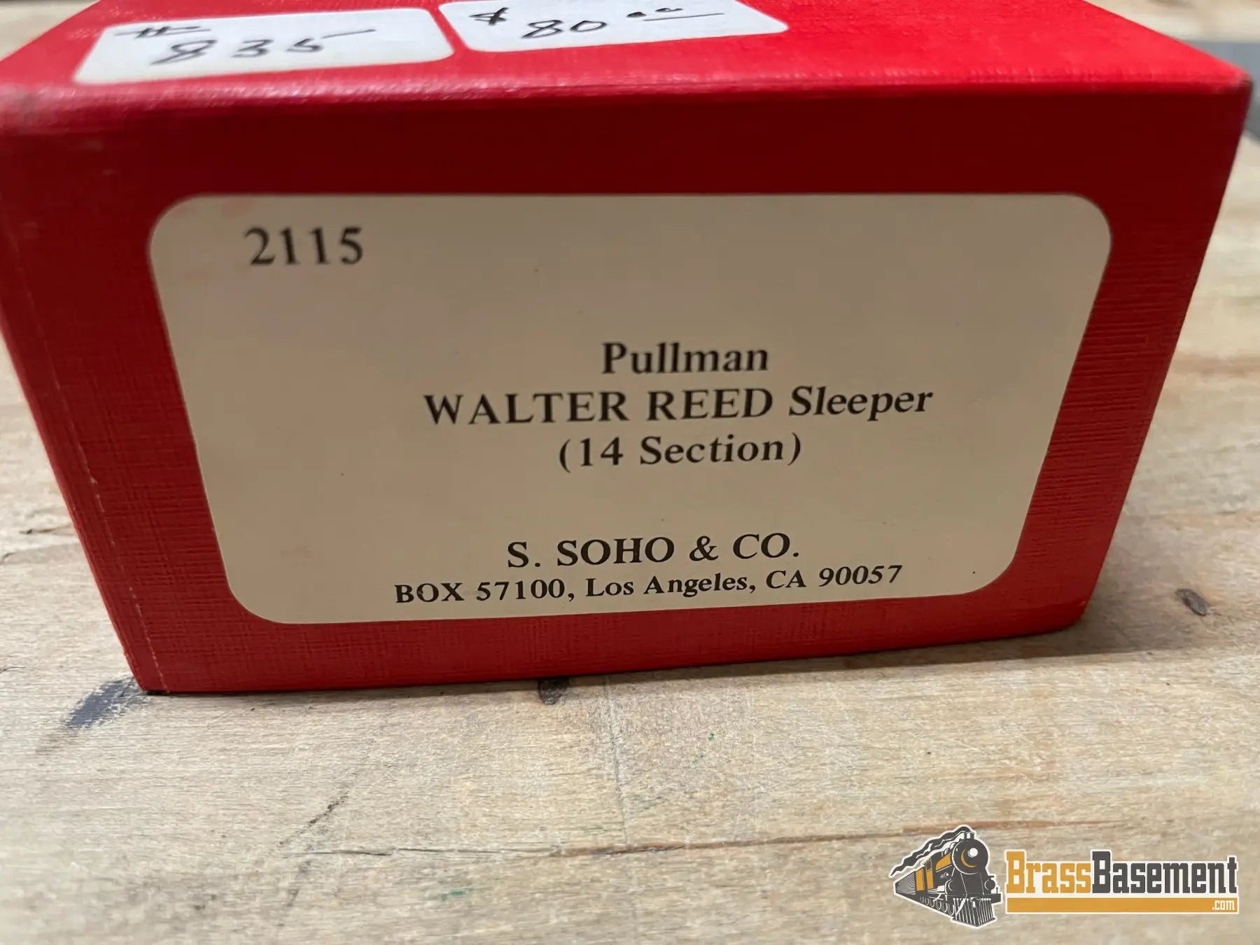 Budget Brass - Ho Soho Pullman 14 Section Sleeper ‘Walter Reed’ Unpainted Passenger