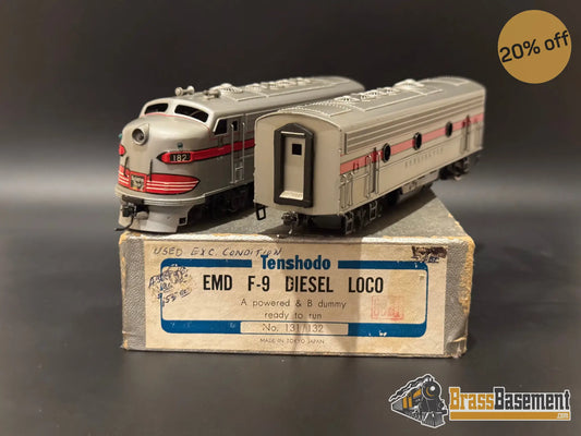 Ho Brass - Tenshodo Cb&Q Burlington F-9 Ab Set Fp Diesel