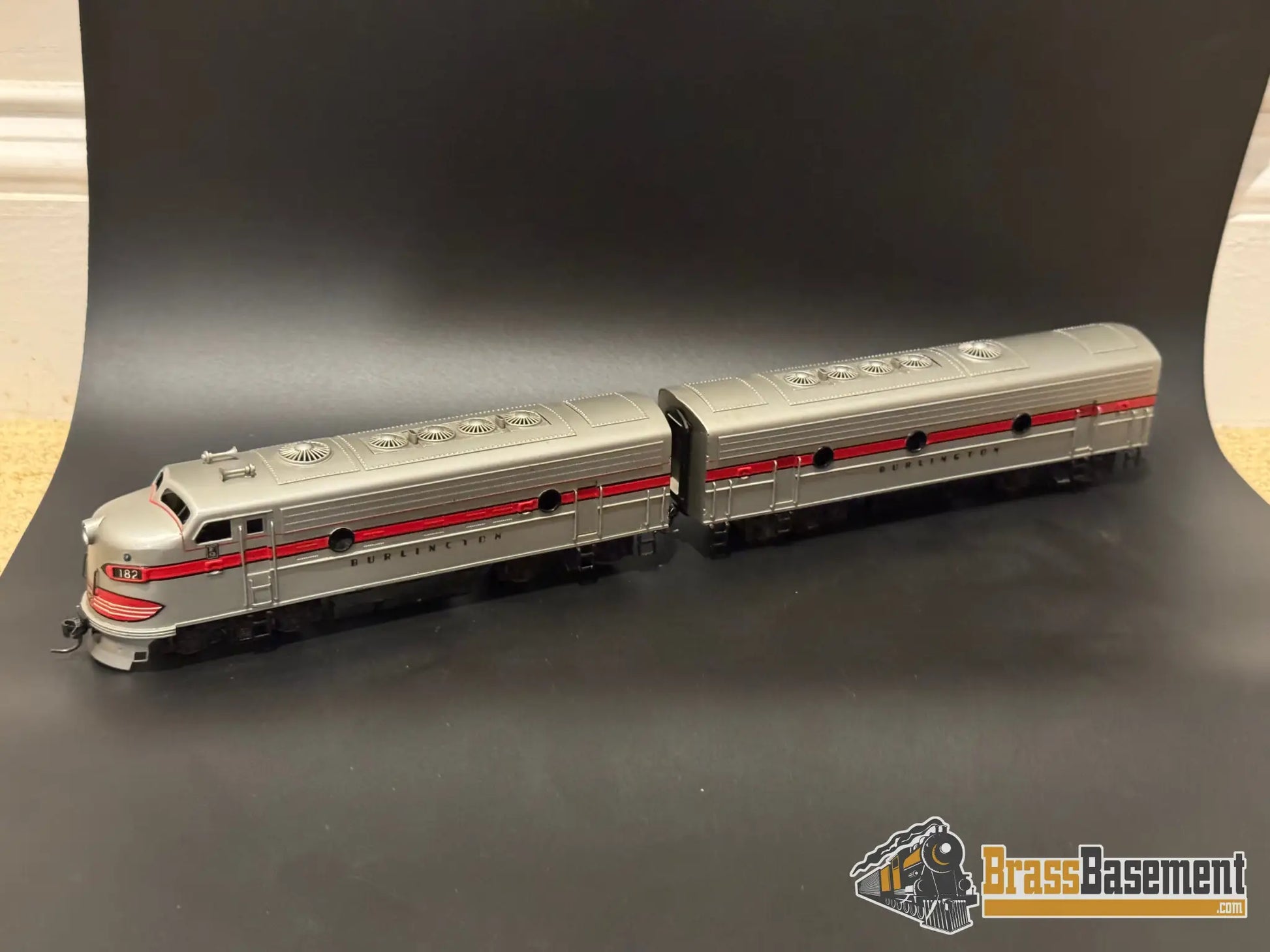 Ho Brass - Tenshodo Cb&Q Burlington F-9 Ab Set Fp Diesel