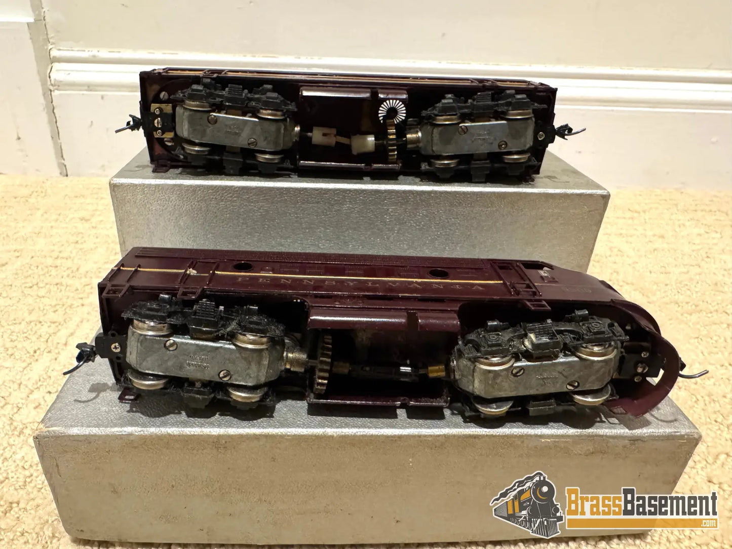 Ho Brass - Tenshodo Prr Pennsylvania Rr F-9 Ab Set F/P Diesel