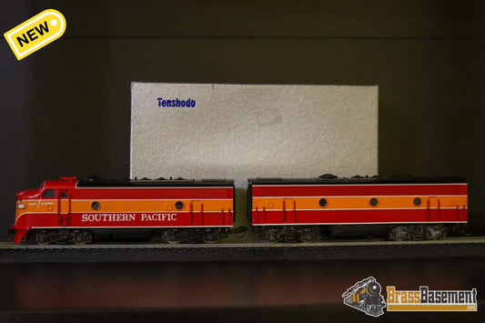 Budget Brass HO Tenshodo Southern Pacific SP F 9 AB Set FP Both Powered Diesel