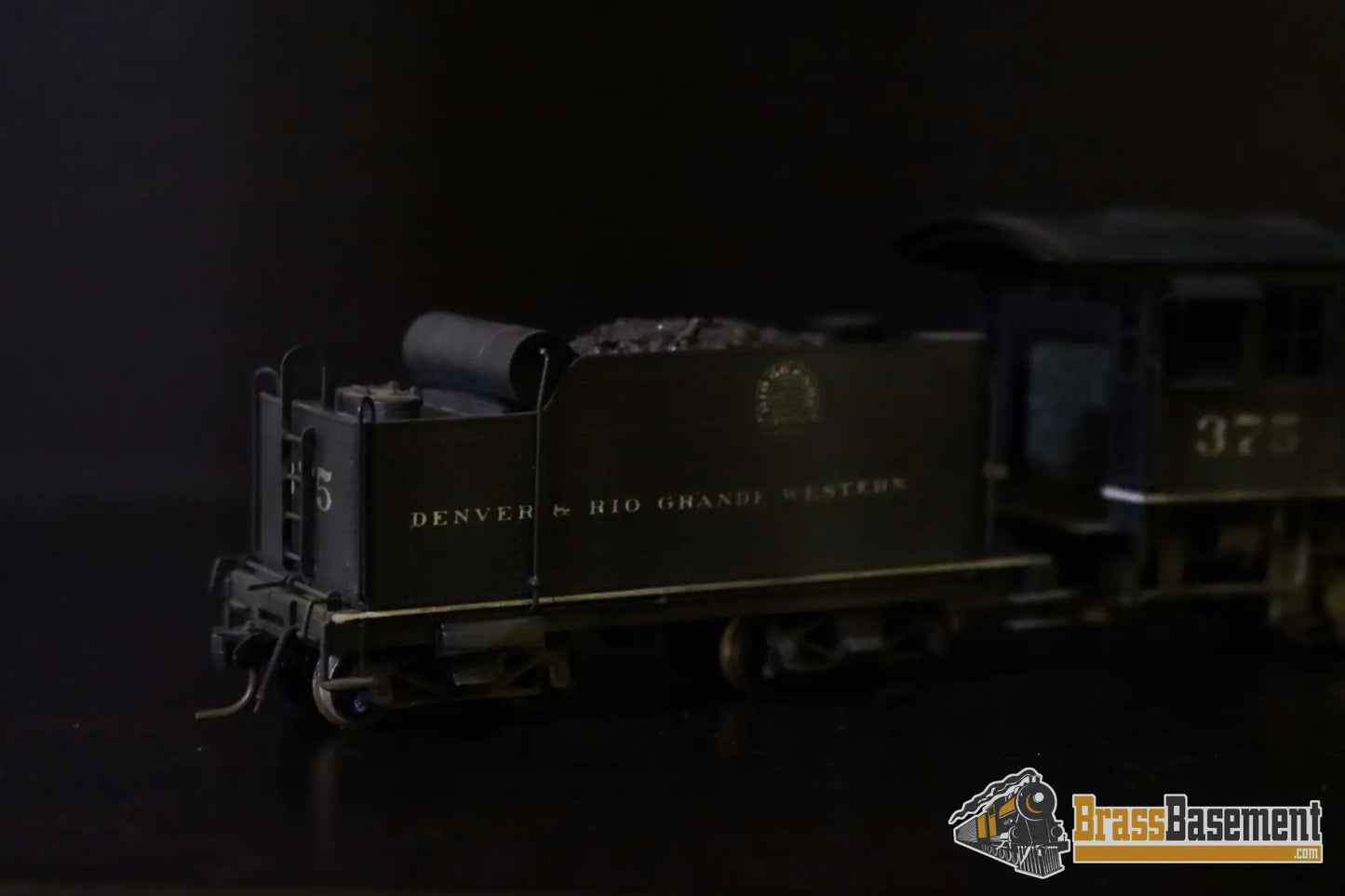 Budget Brass - HO Westside DRGW Rio Grande C-25 2-8-0 #375 - Painted - Nakamura