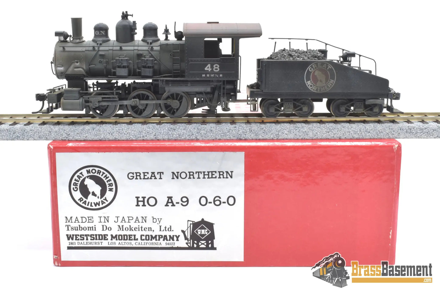 Budget Brass - Ho Westside Great Northern Gn A - 9 0 - 6 - 0 Not Running Tsubomi