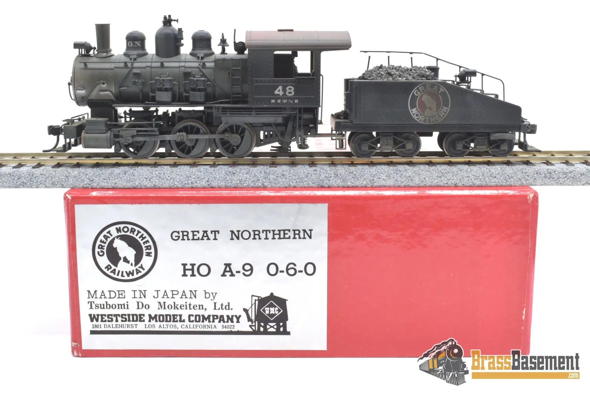 Budget Brass - Ho Westside Great Northern Gn A - 9 0 - 6 - 0 Not Running Tsubomi