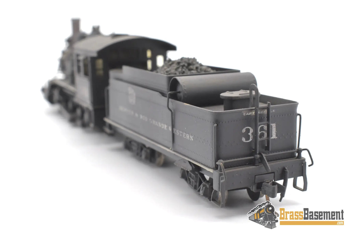 Budget Brass - Hon3 Njcb Drgw Rio Grande C - 21 2 - 8 - 0 #361 C/P Does Not Run Steam