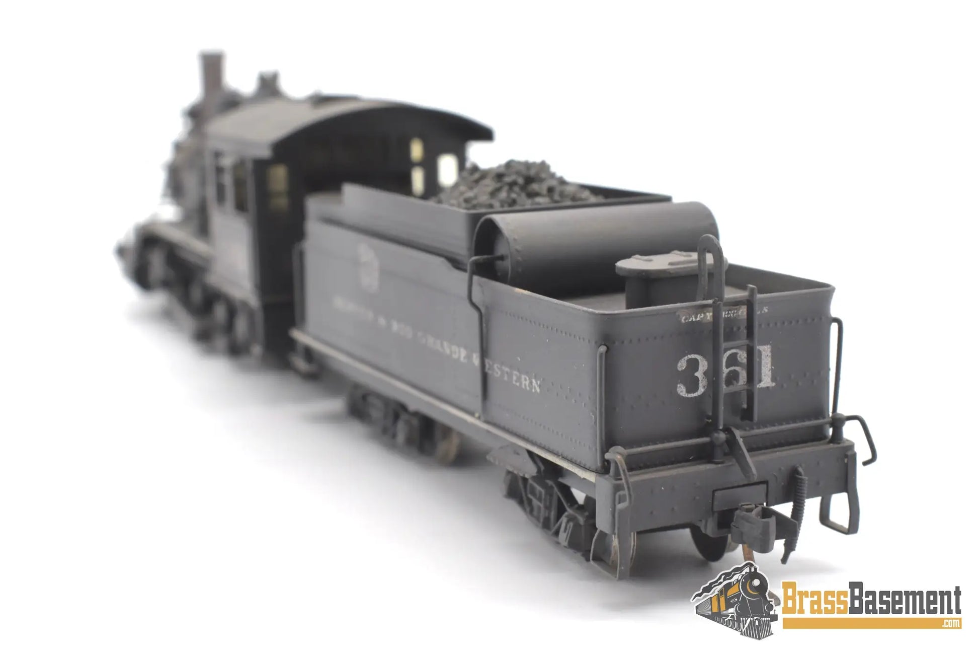 Budget Brass - Hon3 Njcb Drgw Rio Grande C - 21 2 - 8 - 0 #361 C/P Does Not Run Steam