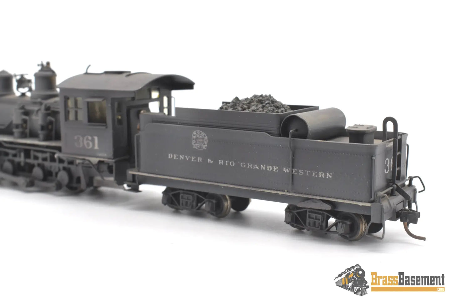 Budget Brass - Hon3 Njcb Drgw Rio Grande C - 21 2 - 8 - 0 #361 C/P Does Not Run Steam