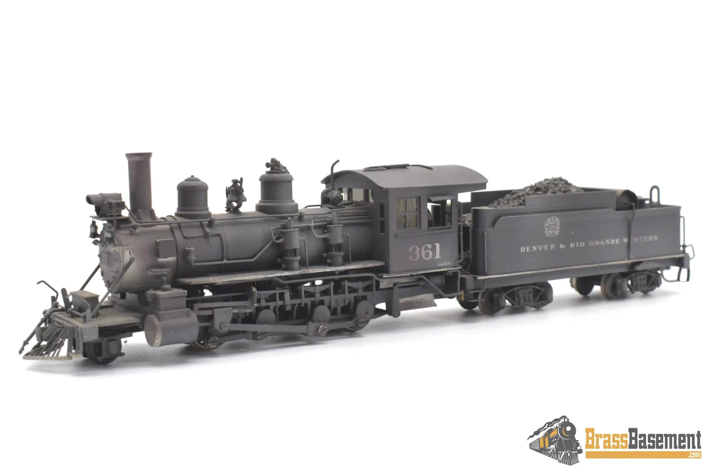 Budget Brass - Hon3 Njcb Drgw Rio Grande C - 21 2 - 8 - 0 #361 C/P Does Not Run Steam