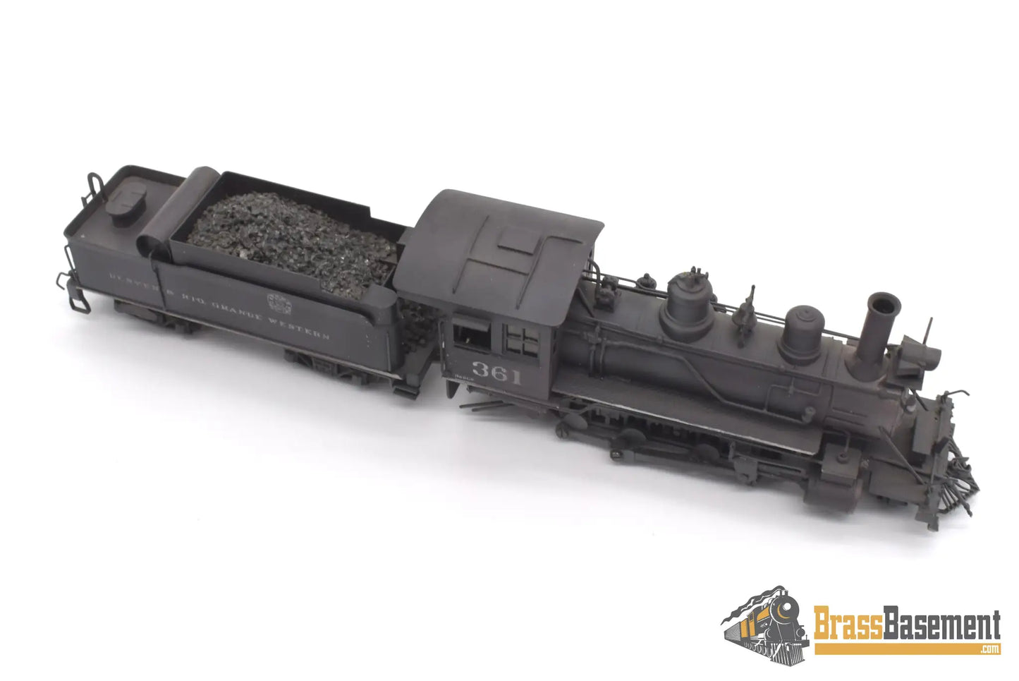 Budget Brass - Hon3 Njcb Drgw Rio Grande C - 21 2 - 8 - 0 #361 C/P Does Not Run Steam