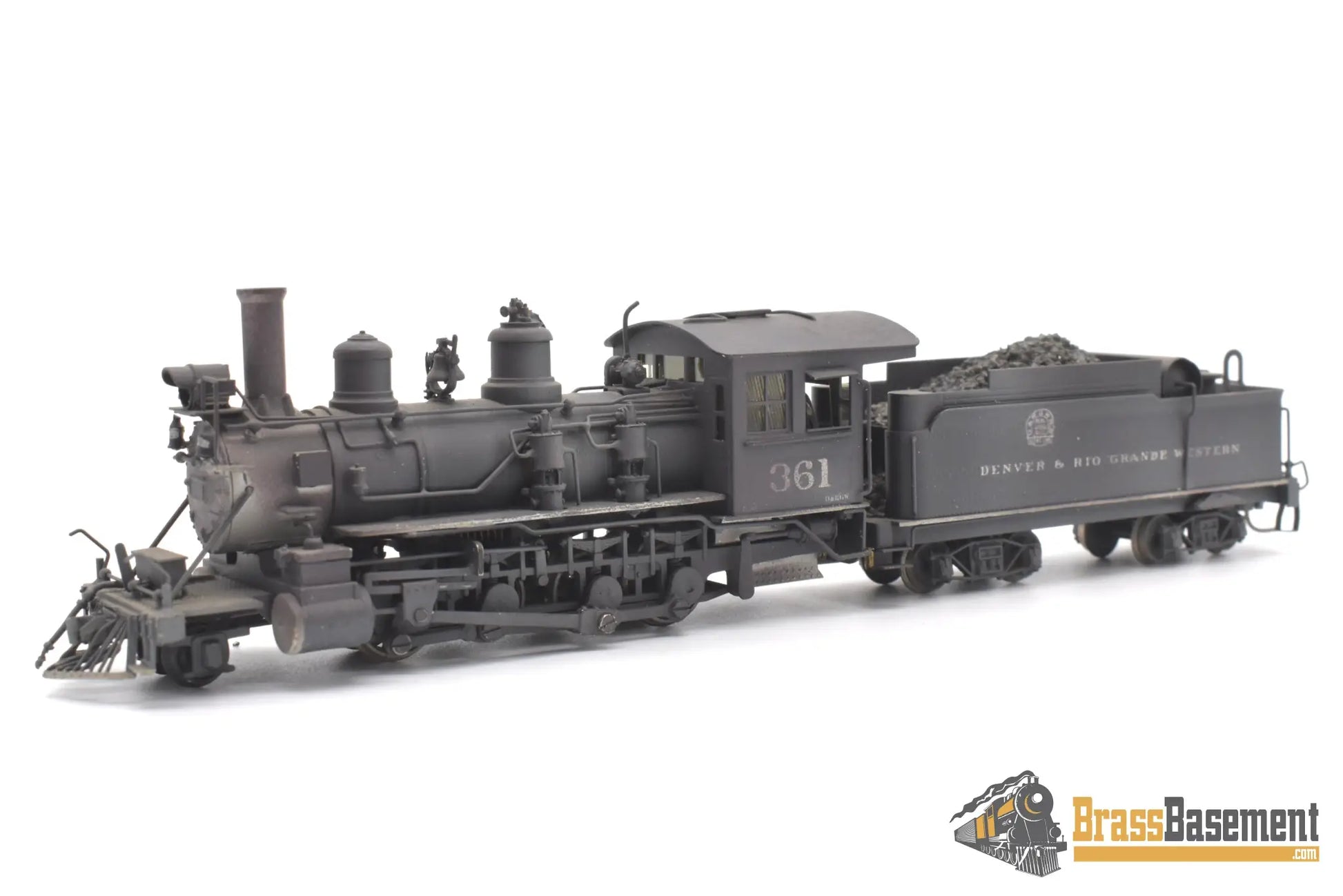 Budget Brass - Hon3 Njcb Drgw Rio Grande C - 21 2 - 8 - 0 #361 C/P Does Not Run Steam