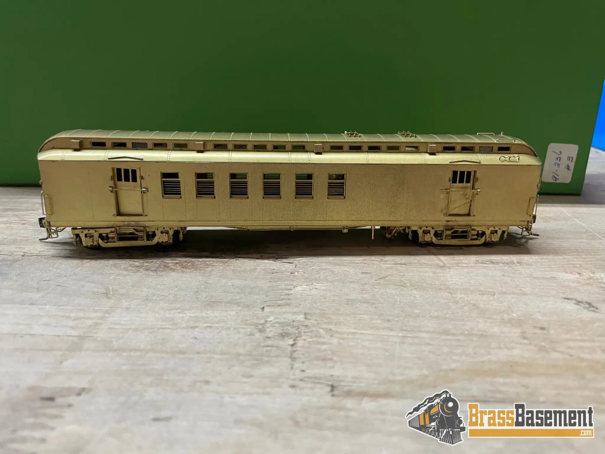 Budget Ho - Pecos River Brass Santa Fe Rpo #60 - 69 W/ Skylight Unpainted Mint Passenger