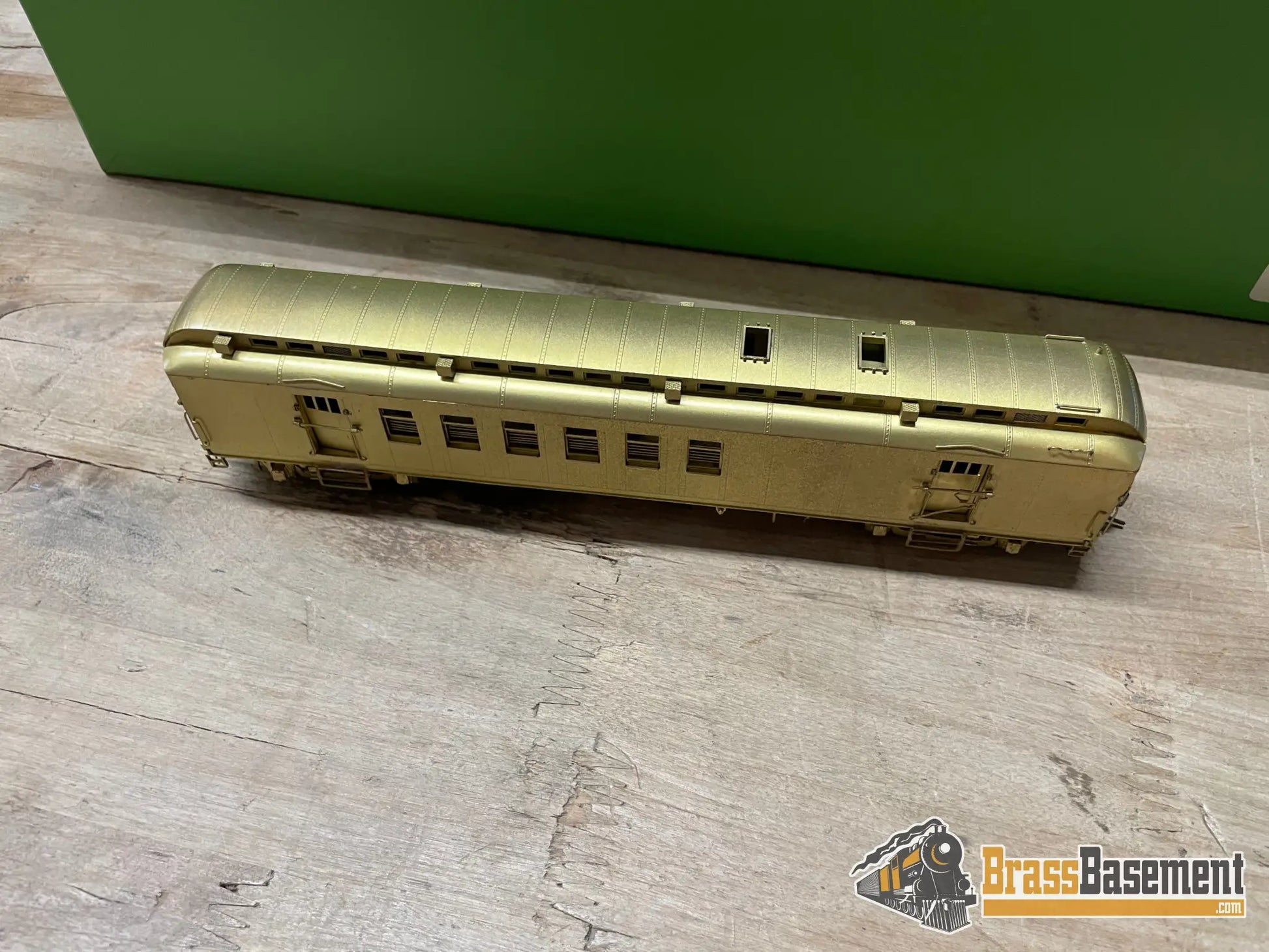 Budget Ho - Pecos River Brass Santa Fe Rpo #60 - 69 W/ Skylight Unpainted Mint Passenger