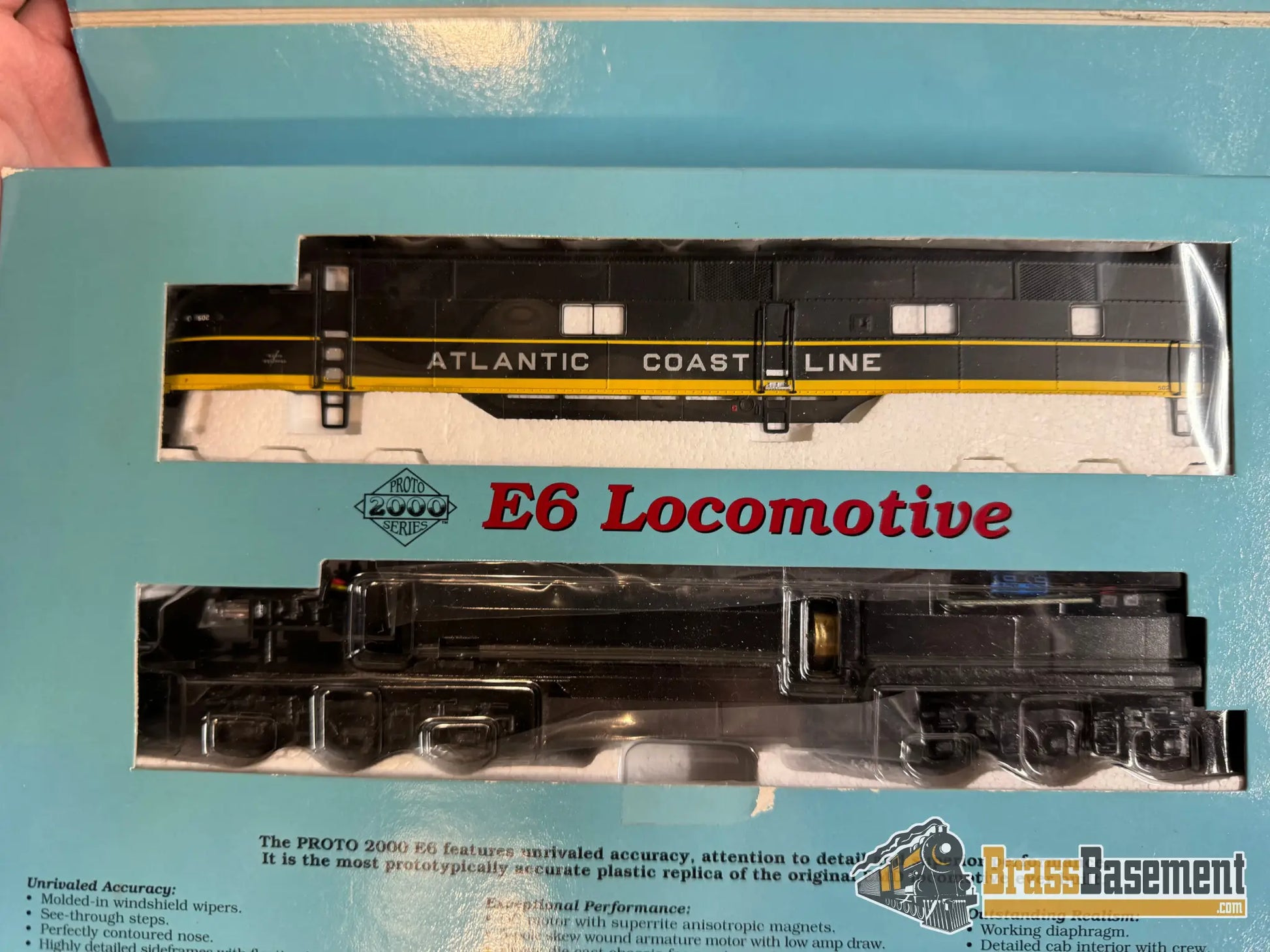 Budget Ho - Proto 2000 E6 A Unit Atlantic Coast Line #502 W/ Mars Light Great Runner Diesel