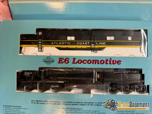 Budget Ho - Proto 2000 E6 A Unit Atlantic Coast Line #502 W/ Mars Light Great Runner Diesel