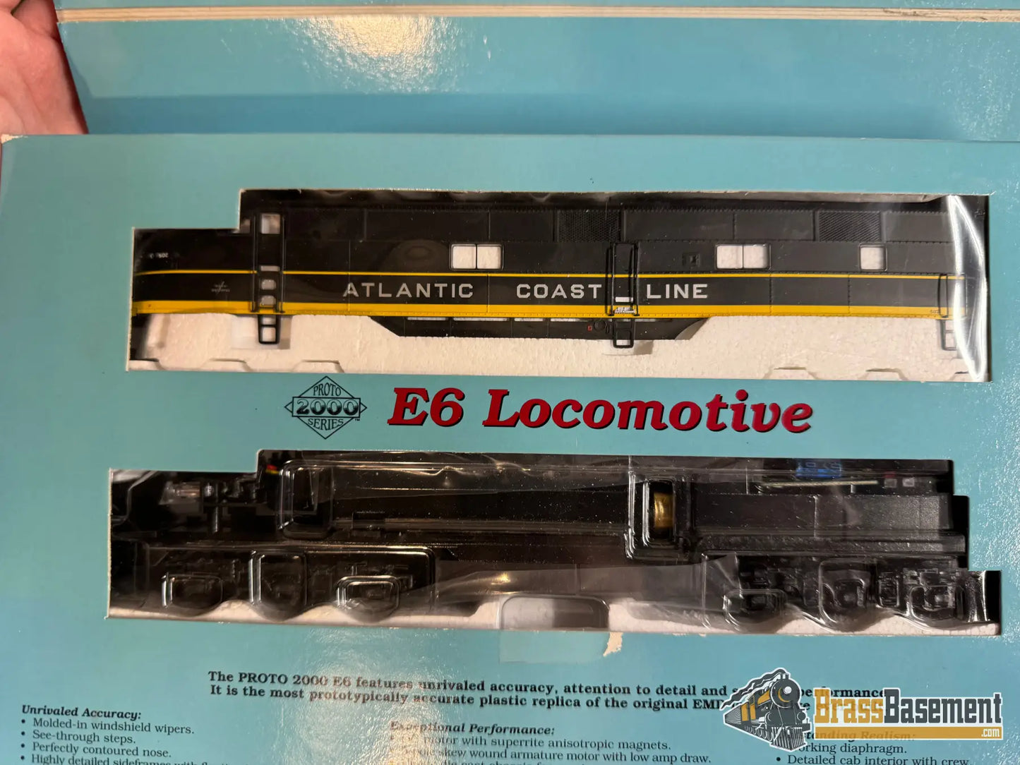 Budget Ho - Proto 2000 E6 A Unit Atlantic Coast Line #502 W/ Mars Light Great Runner Diesel