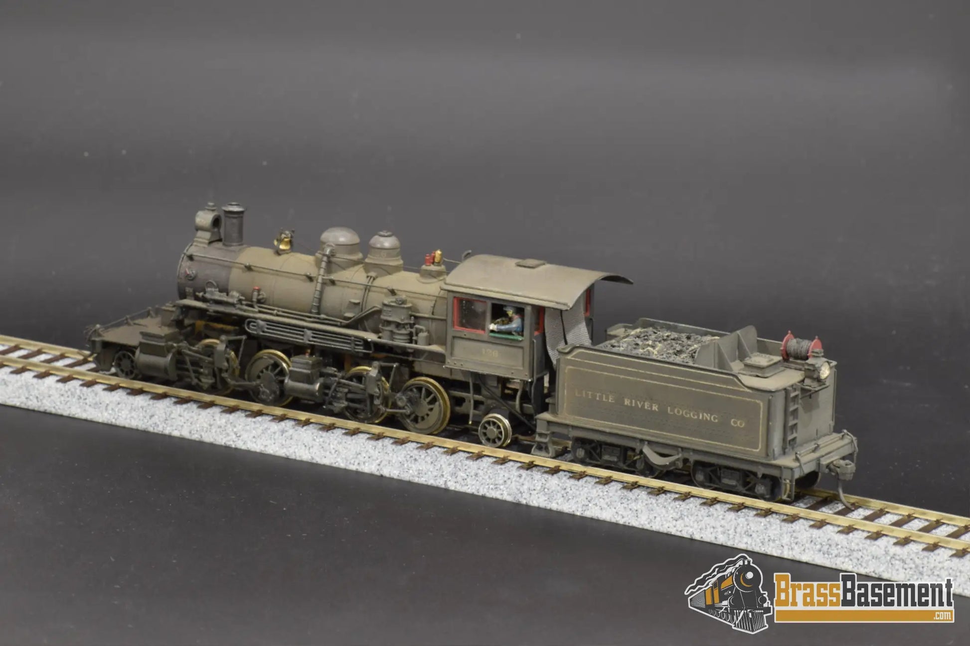Ho Brass - Akane Baldwin 2 - 4 - 4 - 2 Little River Logging Old Custom Paint Job Steam
