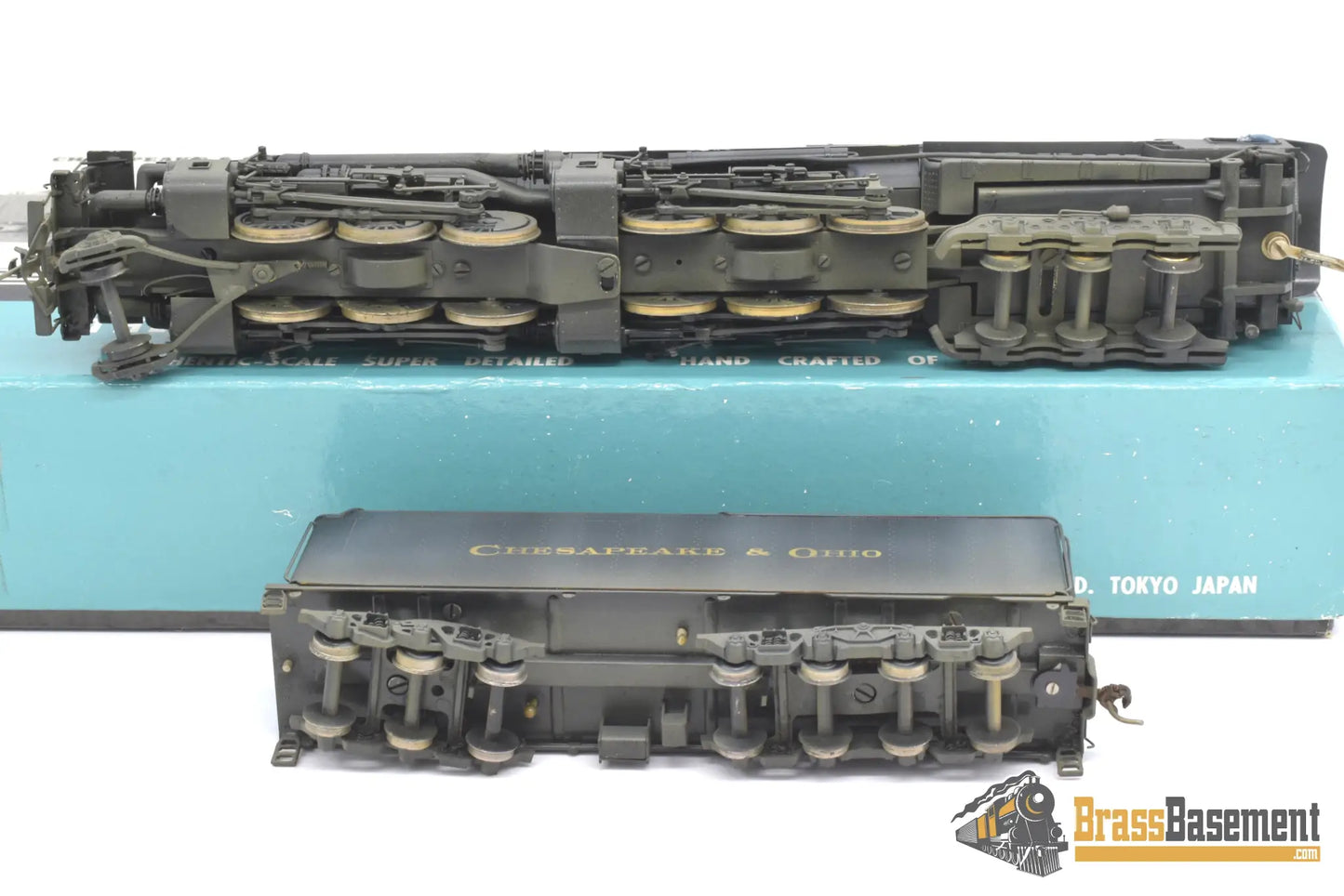 Ho Brass - Akane Chesapeake & Ohio C&O Allegheny 2 - 6 - 6 - 6 Rtr Custom Painted Steam