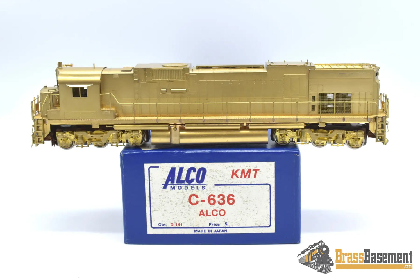 Ho Brass - Alco Imports #D - 141 C - 636 Locomotive Unpainted Kmt Diesel