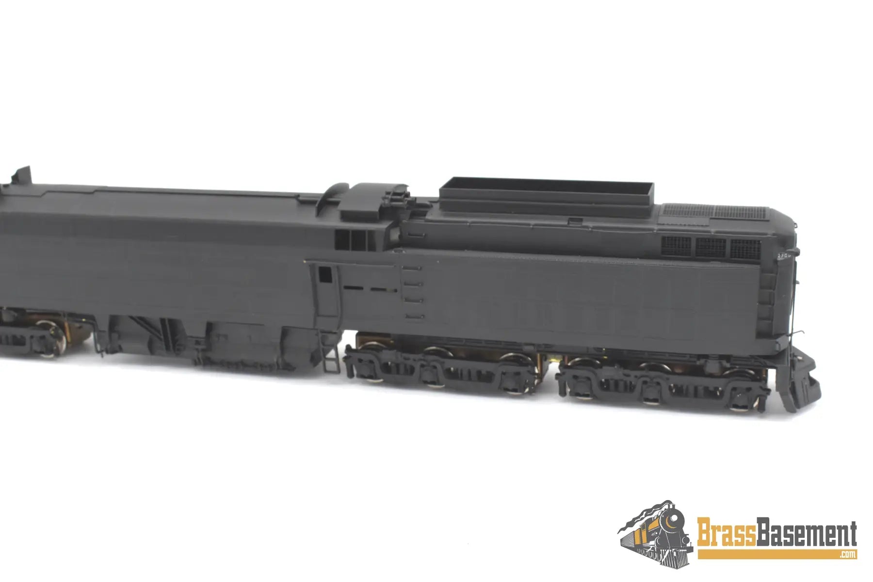 Ho Brass - Alco Imports Norfolk And Western N&W Jawn Henry Steam-Turbine Painted Black Turbine