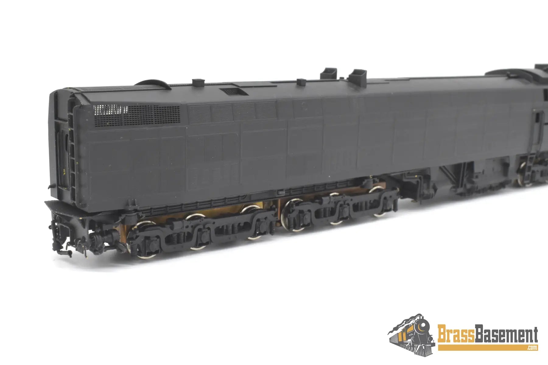 Ho Brass - Alco Imports Norfolk And Western N&W Jawn Henry Steam-Turbine Painted Black Turbine