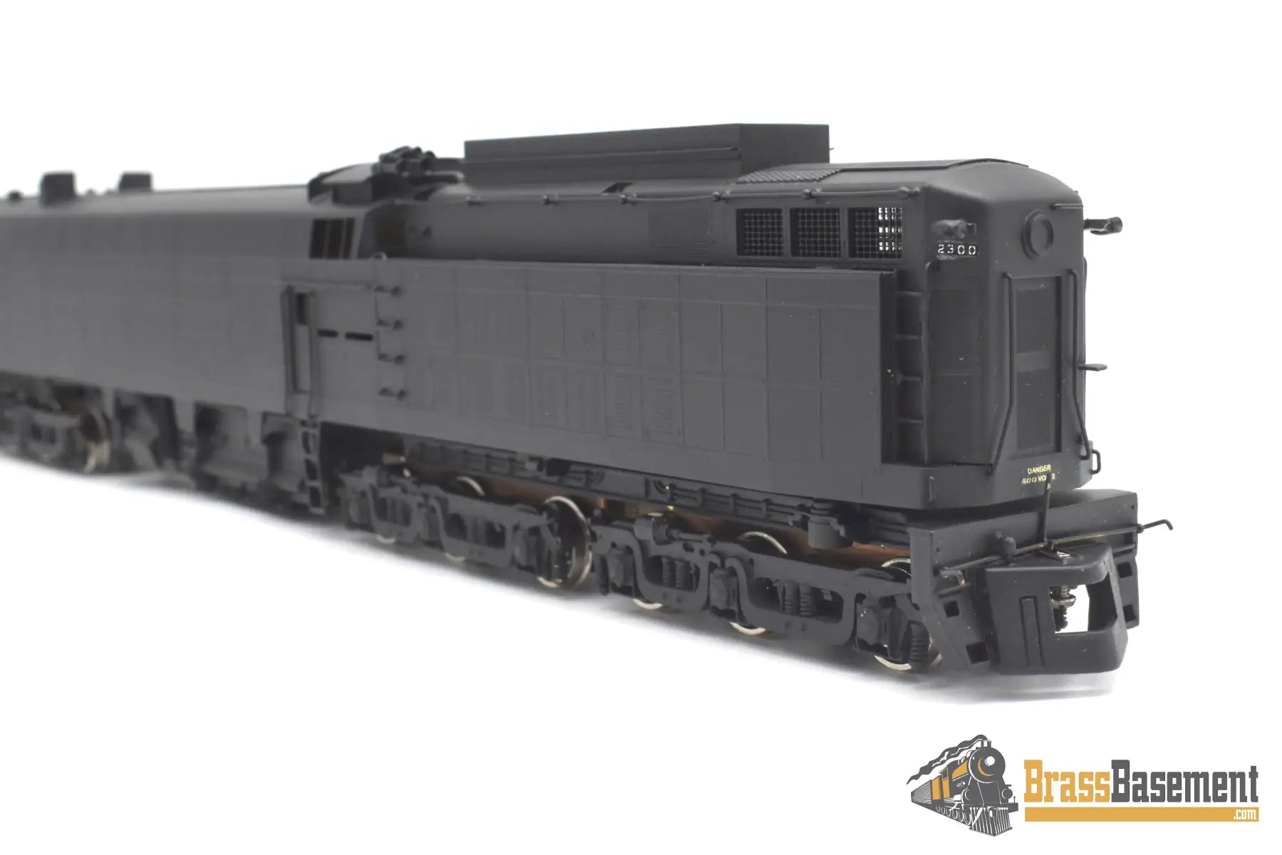 Ho Brass - Alco Imports Norfolk And Western N&W Jawn Henry Steam-Turbine Painted Black Turbine