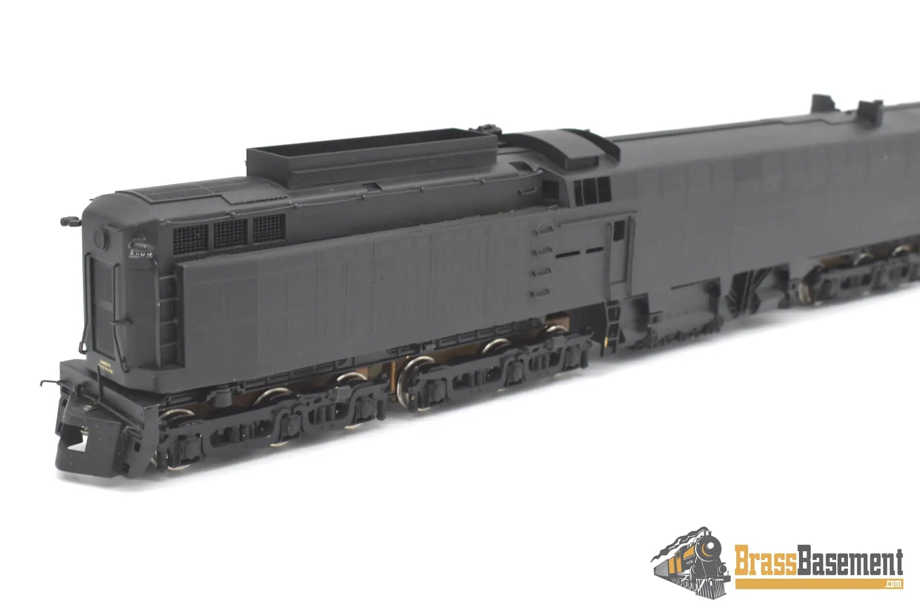 Ho Brass - Alco Imports Norfolk And Western N&W Jawn Henry Steam-Turbine Painted Black Turbine